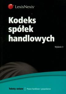 Okładka książki Kodeks spółek handlowych