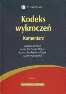 Okładka książki Kodeks wykroczeń Komentarz