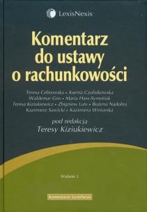 Opakowanie Komentarz do ustawy o rachunkowości