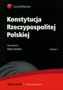 Okładka książki Konstytucja Rzeczypospolitej Polskiej