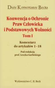 Opakowanie Konwencja o ochronie praw człowieka i Podstawowych Wolności t.1