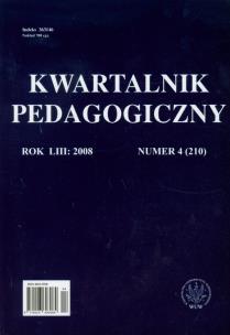 Opakowanie Kwartalnik pedagogiczny nr 4 2008