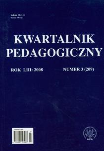 Opakowanie Kwartalnik pedagogiczny numer 3/2008