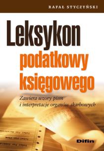 Okładka książki Leksykon podatkowy księgowego