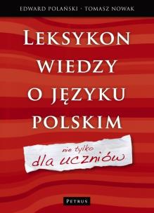 Okładka książki Leksykon wiedzy o języku polskim