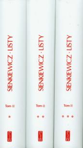 Okładka książki Listy Sienkiewicz tom 2 część 1-3