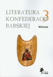 Opakowanie Literatura Konfederacji Barskiej 3 Wiersze
