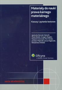 Opakowanie Materiały do nauki prawa karnego materialnego
