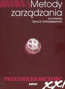Okładka książki Metody zarządzania