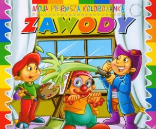 Okładka książki Moja pierwsza kolorowanka - Zawody