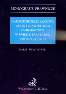 Okładka książki Naruszenie przez państwo umowy z inwestorem zagranicznym