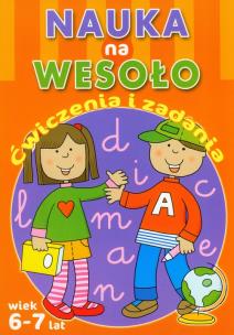 Okładka książki Nauka na wesoło ćwiczenia i zadania
