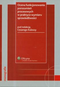 Opakowanie Ocena funkcjonowania porozumień procesowych w praktyce wymiaru sprawiedliwości