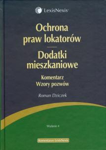 Okładka książki Ochrona praw lokatorów Dodatki mieszkaniowe