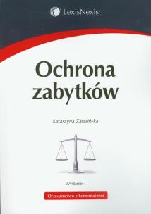 Okładka książki Ochrona zabytków