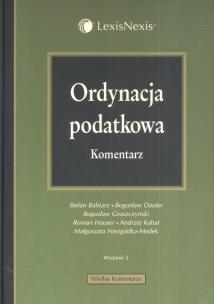 Okładka książki Ordynacja podatkowa Komentarz