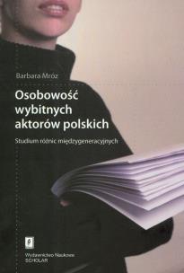 Okładka książki Osobowość wybitnych aktorów polskich