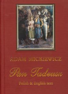 Okładka książki Pan Tadeusz Polish&English text