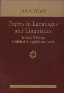 Okładka książki Papers in Languages and Linguistics Selected Writings Published in English and Polish