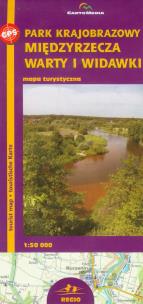 Opakowanie Park krajobrazowy Międzyrzecza Warty i Widawki mapa turystyczna 1:50 000