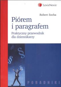 Okładka książki Piórem i paragrafem