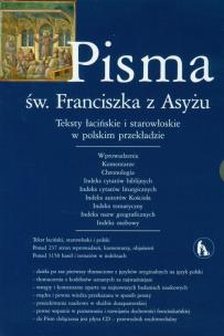 Okładka książki Pisma św Franciszka z Asyżu z płytą CD