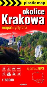 Okładka książki Plastic map Okolice Krakowa 1:50 000