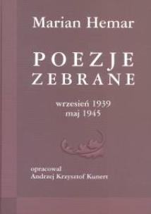Okładka książki Poezje zebrane wrzesień 1939 maj 1945