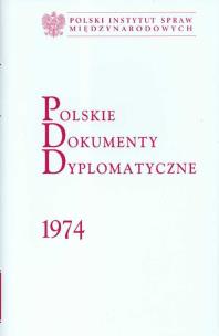 Opakowanie Polskie Dokumenty Dyplomatyczne 1974