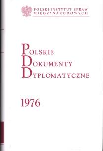 Opakowanie Polskie Dokumenty Dyplomatyczne 1976