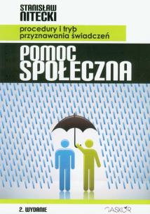 Okładka książki Pomoc społeczna Procedury i tryb przyznawania świadczeń