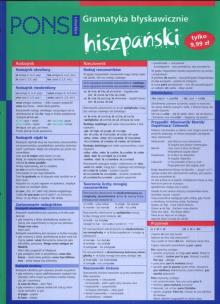 Okładka książki Pons Gramatyka błyskawicznie Hiszpański