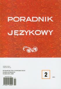 Opakowanie Poradnik językowy 2/2009