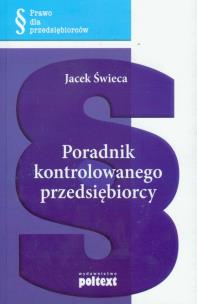 Okładka książki Poradnik kontrolowanego przedsiębiorcy