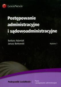 Okładka książki Postępowanie administracyjne i sądowoadministracyjne
