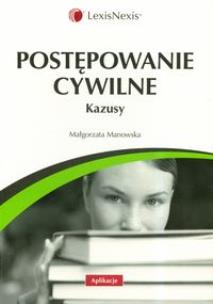 Okładka książki Postępowanie cywilne Kazusy