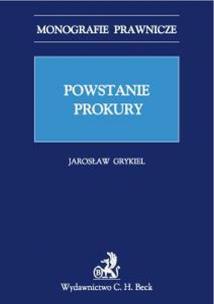 Okładka książki Powstanie prokury
