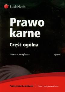 Okładka książki Prawo karne Część ogólna