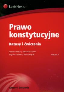 Okładka książki Prawo konstytucyjne Kazusy i ćwiczenia