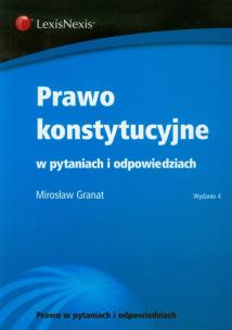 Okładka książki Prawo konstytucyjne w pytaniach i odpowiedziach
