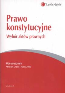 Okładka książki Prawo konstytucyjne Wybór aktów prawnych