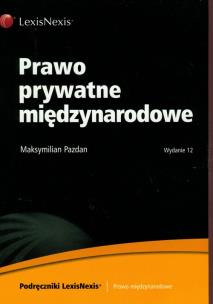 Okładka książki Prawo prywatne międzynarodowe