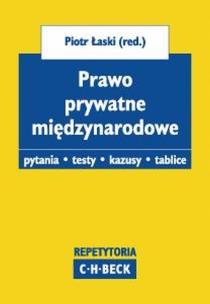 Okładka książki Prawo prywatne międzynarodowe.