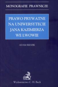 Okładka książki Prawo prywatne na Uniwersytecie Jana Kazimierza we Lwowie