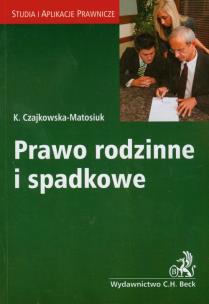 Okładka książki Prawo rodzinne i spadkowe