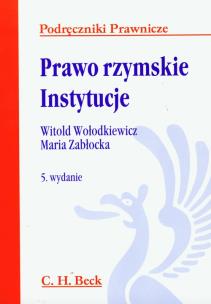 Okładka książki Prawo rzymskie Instytucje