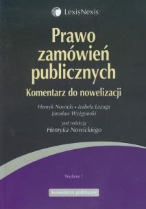 Okładka książki Prawo zamówień publicznych