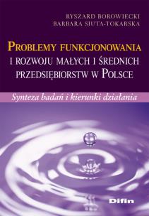 Okładka książki Problemy funkcjonowania i rozwoju małych i średnich przedsiębiorstw w Polsce