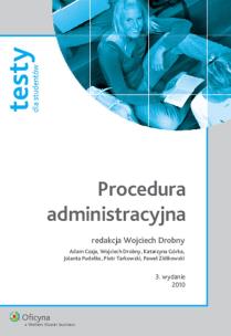 Okładka książki Procedura administracyjna