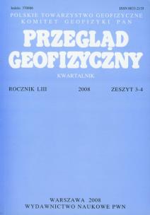 Opakowanie Przegląd Geofizyczny Kwartalnik